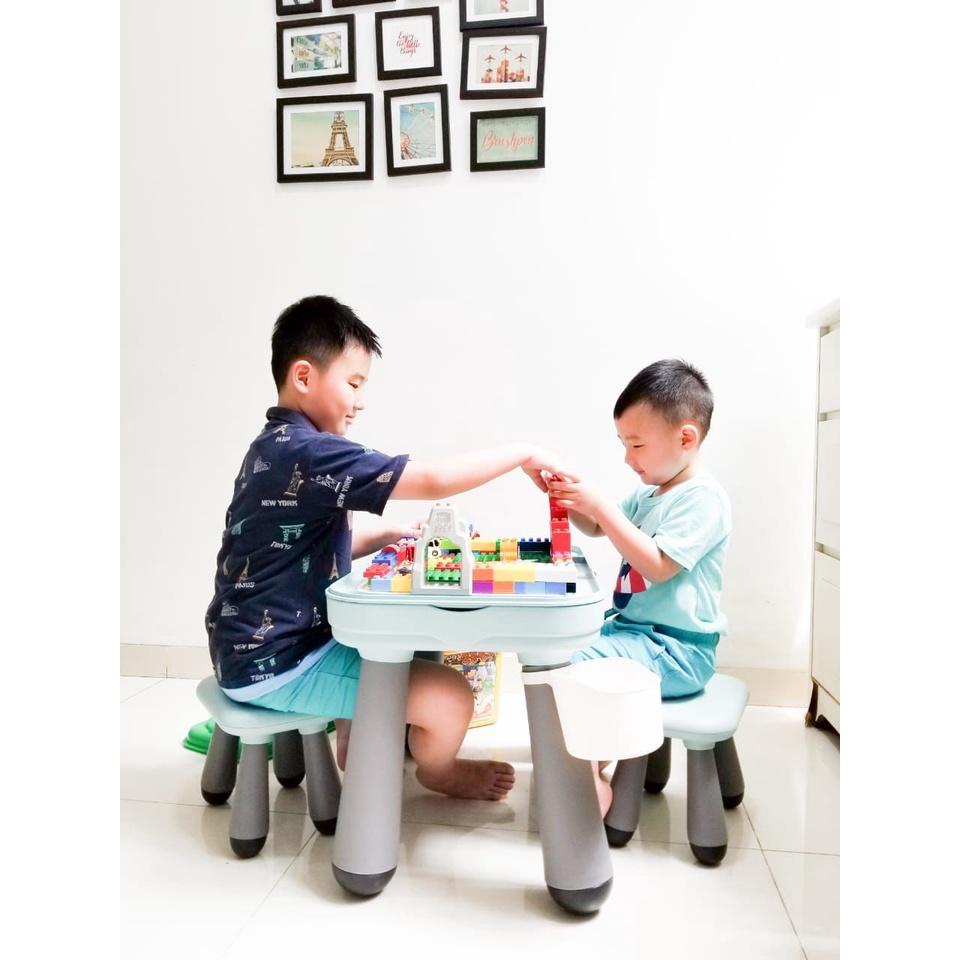 Parklon Multifunction Block Table FREE BLOCK MAINAN / Mainan Anak Murah