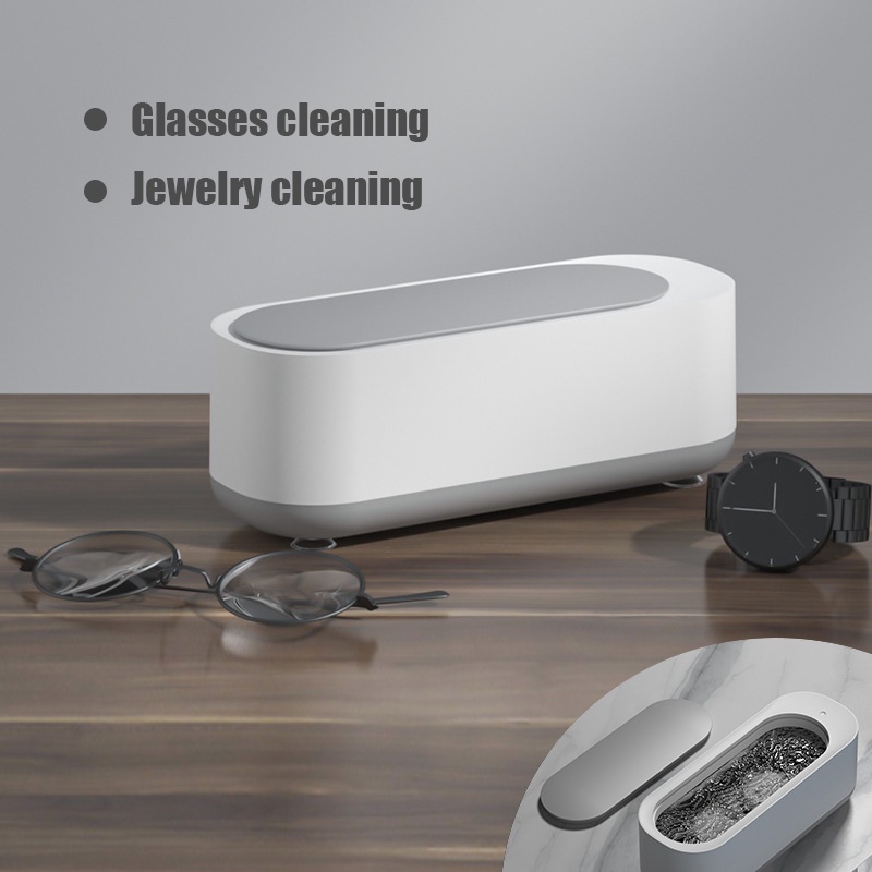 【Mukava】Ultrasonic Glasses Washer Pembersih Ultrasonik Multifungsi / Mesin cuci kacamata / Mesin pembersih perhiasan  / Getaran Frekuensi Tinggi / pembersihan 360°