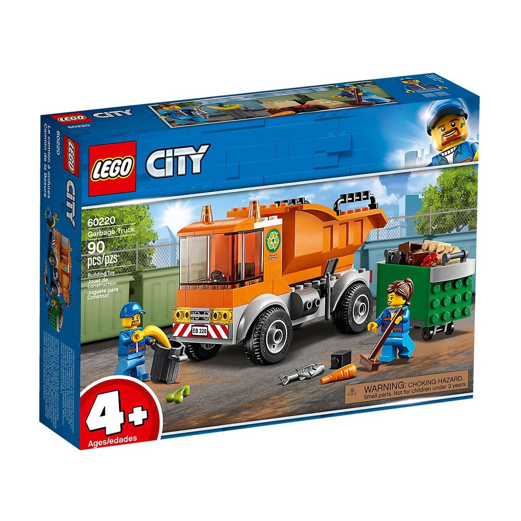 lego city great vehicles garbage truck