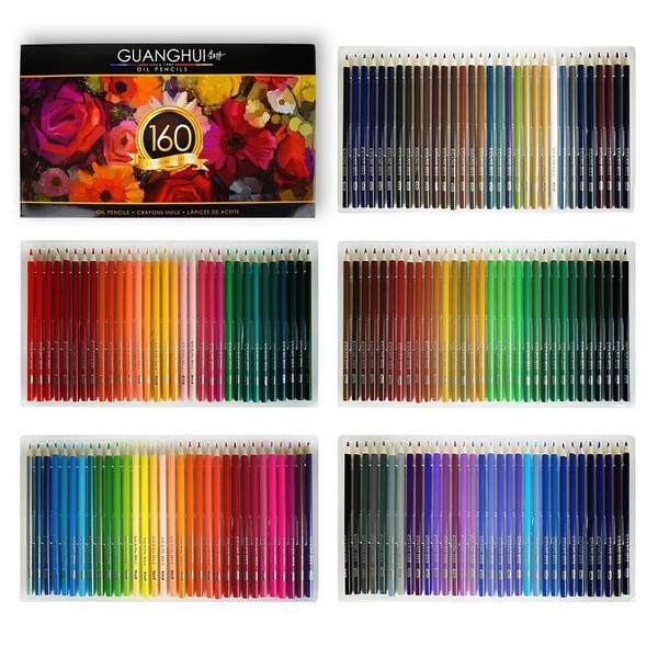 

160 Colored Oil Pencils for Adults -Coloring Pencils Sets For