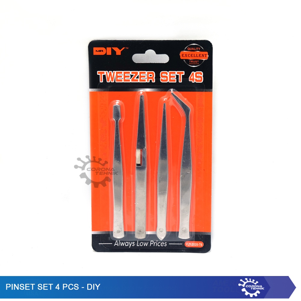 DIY - Pinset Set 4 Pcs