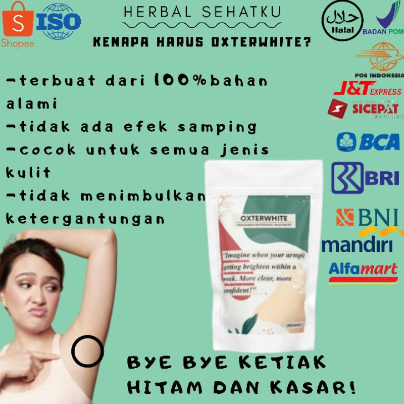OXTERWHITE PEMUTIH KETIAK SELANGKANGAN HITAM AMPUH & BPOM (OBAT PEMUTIH KETIAK & SELANGKANGAN HITAM)