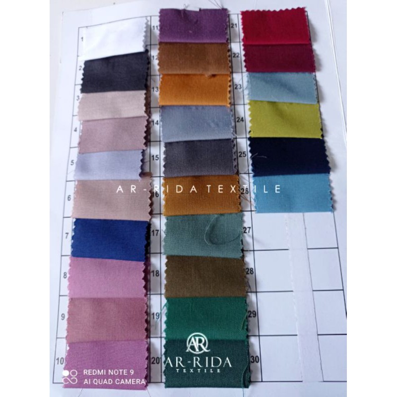 Bahan Katun Toyobo / Toyobo Royal Mix / Katun Toyobo Deluxe