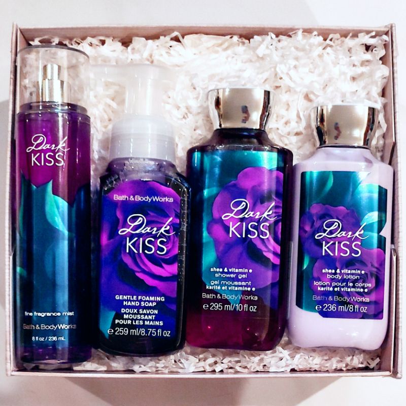 BBW DARK KISS GIFT SET PAKET BATH &amp; BODY WORKS