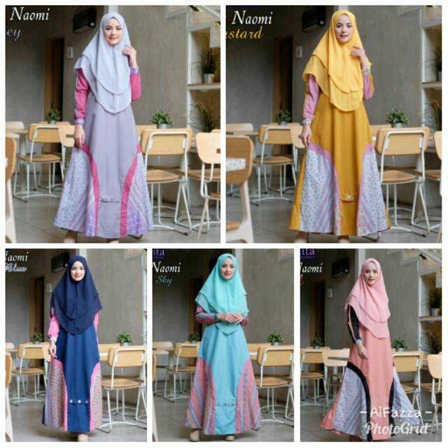 GAMIS NAOMI ORI BY GAMIS JELGANT ( JELITA MUSLIMAH )