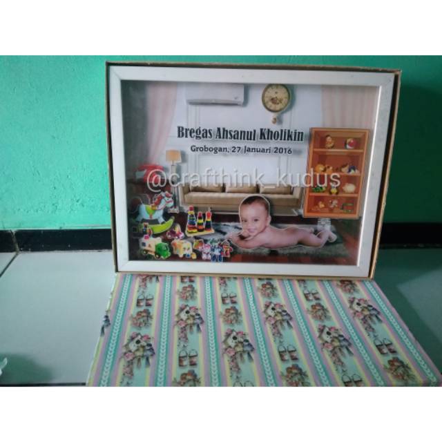 Scrapframe 3D gift for baby