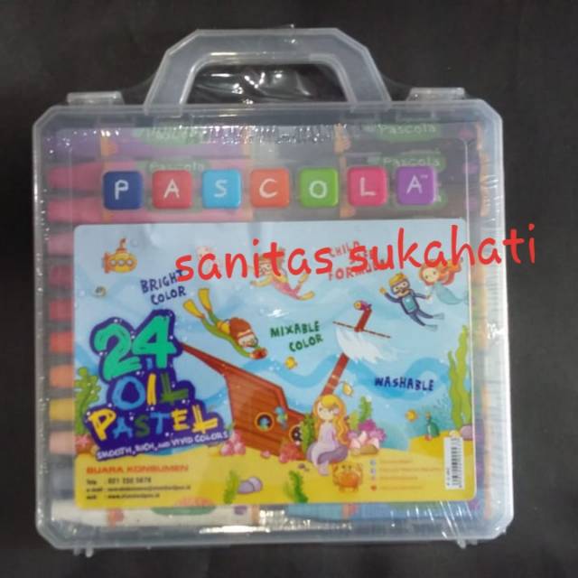 

CRAYON 24 WARNA PASCOLA | OIL PASTEL 24 WARNA PASCOLA