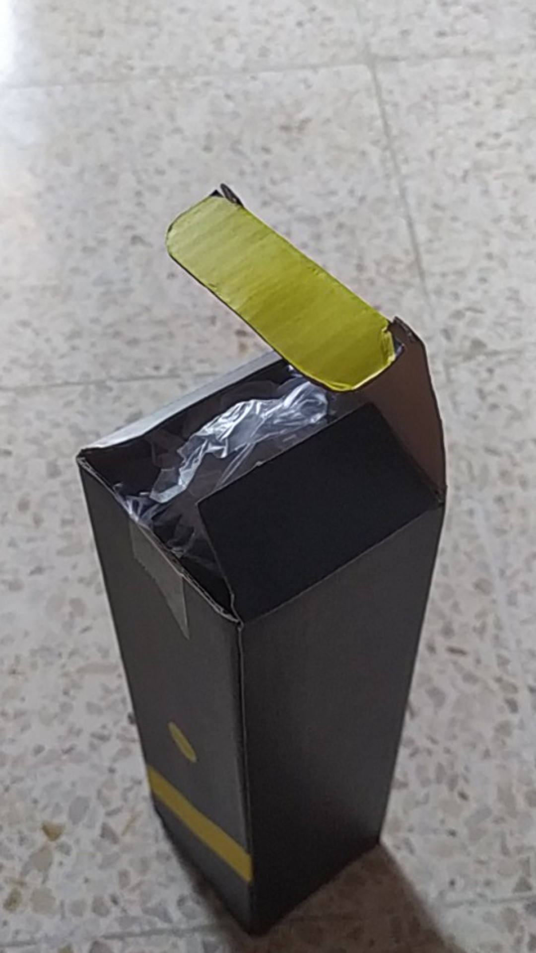 [hitam] Termos Tabung Polos 500ml / Tumbler Botol Vacuum Souvenir Bt26