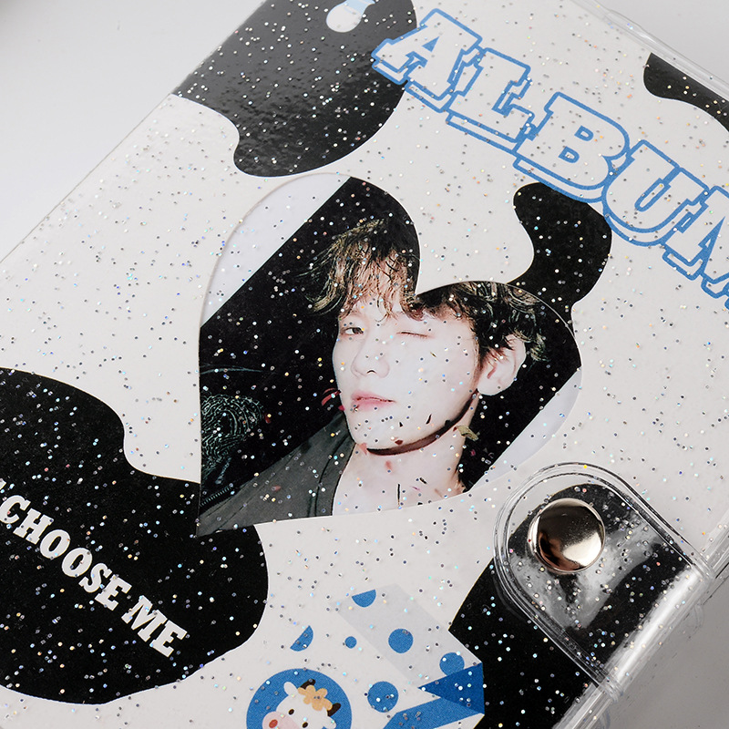Album Foto Mini Shiny Untuk Kartu KPOP LOMO 3inch Photocard Fuji Instax &amp; Name Card 7s 825 50s Tempat Foto Mini
