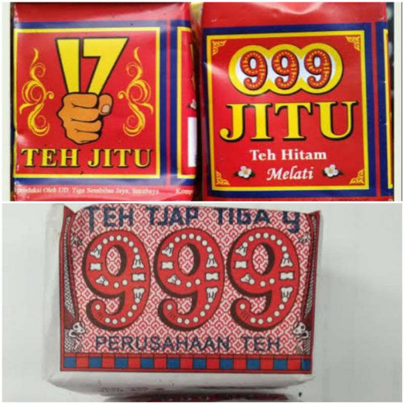 

Teh Jitu 999 Teh Hitam Melati 45 gram