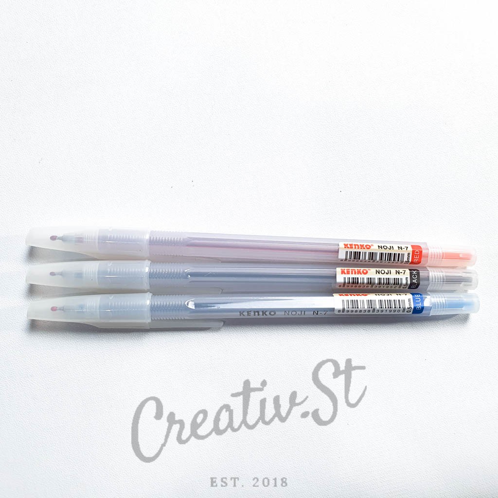 

KENKO Noji N7 Translucent Pen 0.5 Mm High Quality Ink Bolpen