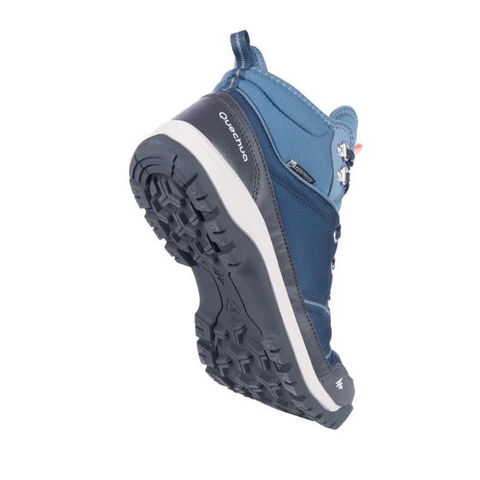 QUECHUA SEPATU GUNUNG WANITA NH500 MID - BLUE - 36