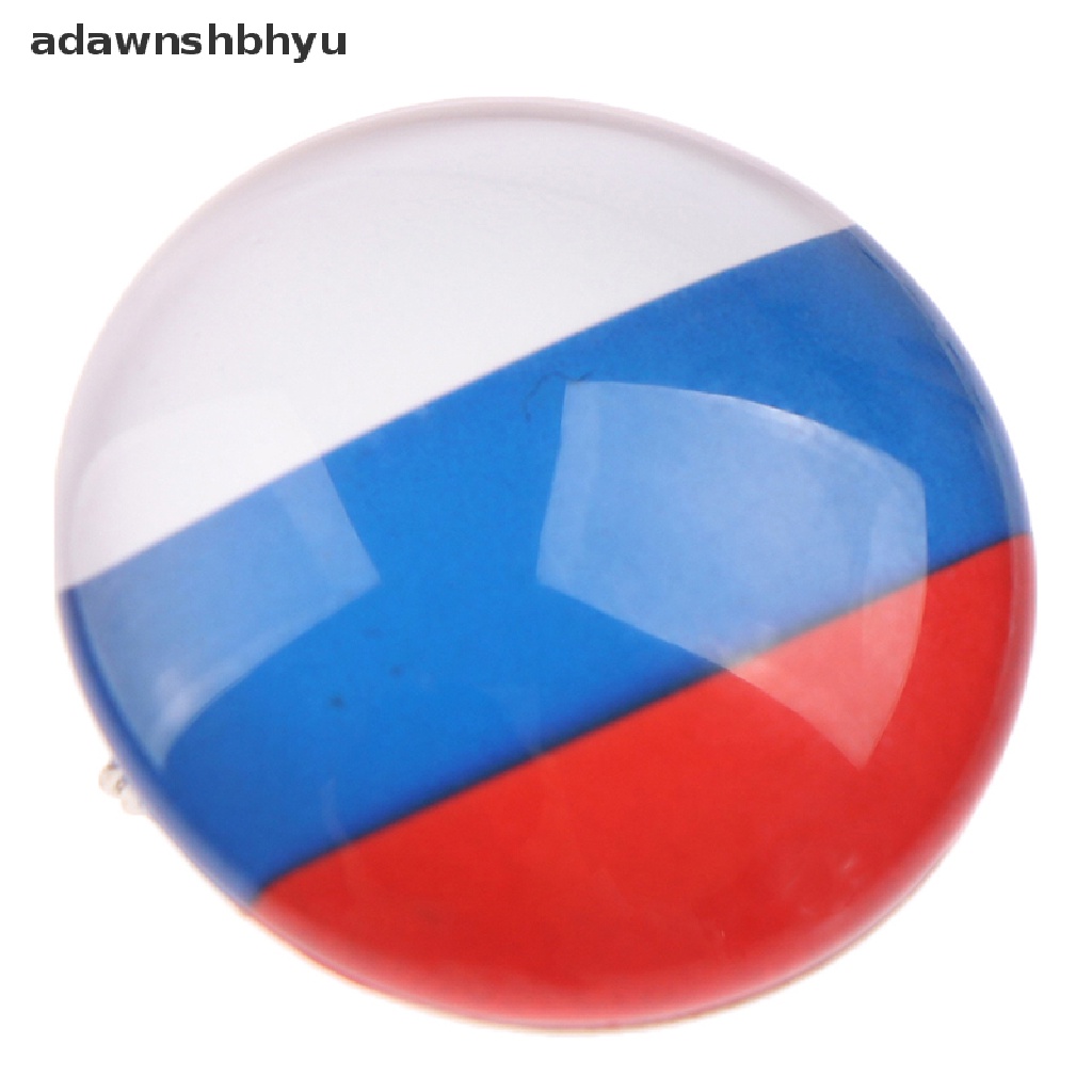 Adawnshbhyu Bros Pin Enamel Desain Bendera Ukrainian Rusia