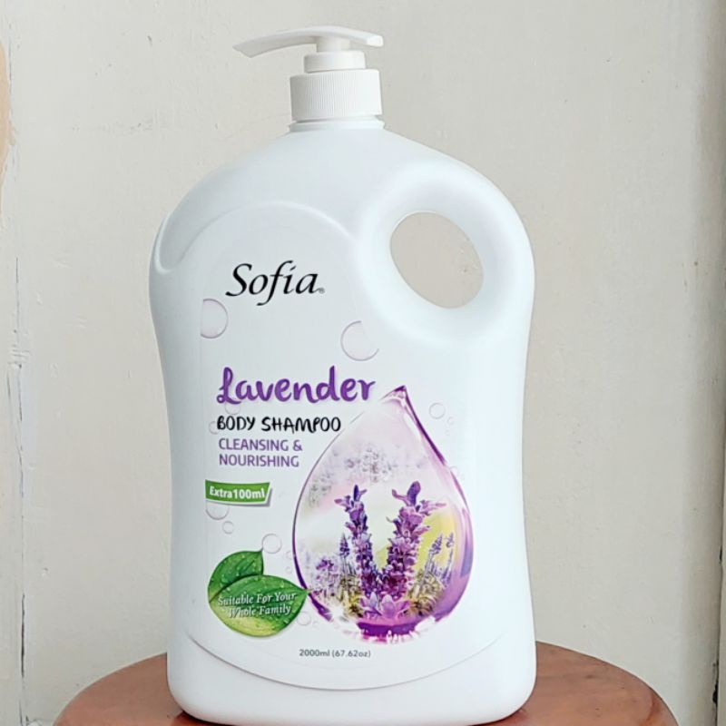 Sabun Mandi Cair Sofia Body Shampoo Goat Milk Lavender Royaljelly Rose 2 Ltr