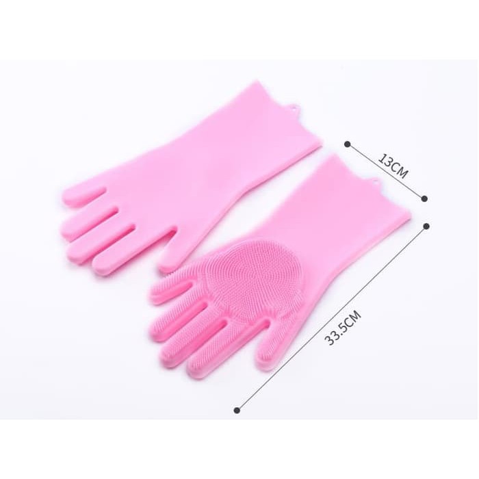 Sarung Tangan Cuci Piring / Sarung Tangan Karet/ Sarung Tangan Silicone PREMIUM