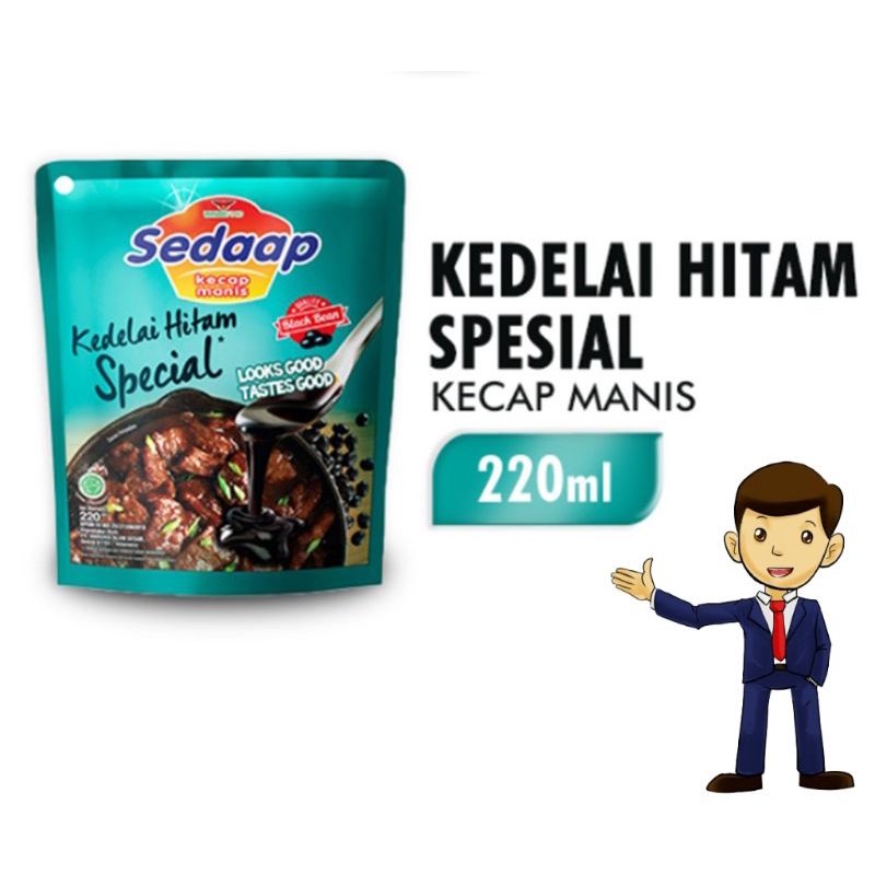 

Sedaap Kecap Kedelai Hitam SPC 220ml