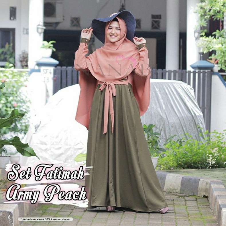 Gamis Set Series Fatimah Nanabi Collections - Gamis Syari