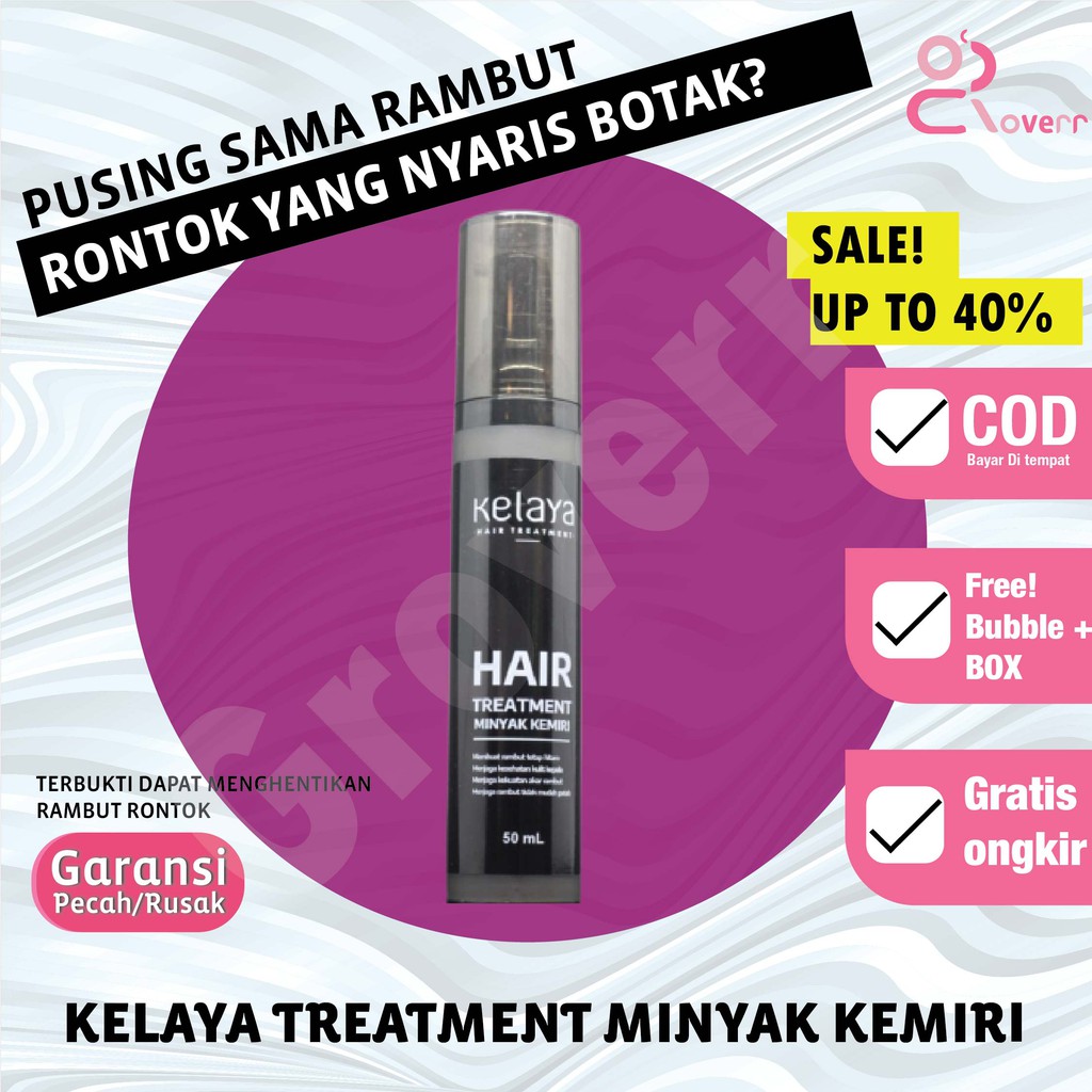 Perawatan Penumbuh Penebal Obat Rambut Rontok Hair Fall Treatment Care Kelaya Minyak Kemiri KM2