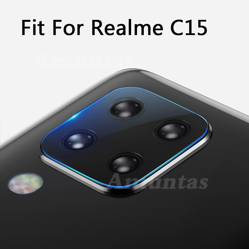 Lens Protector Glass For Realme C15 Camera Screen Protective Tempered Glass Film For OPPO Realme C15