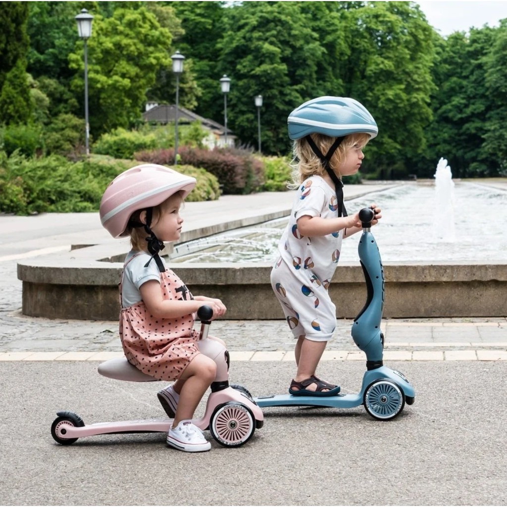 Scoot and Ride Highway Kick 1 Two-in-One Kickboard Scooter Bike Skuter Sepeda Anak Kado Bayi