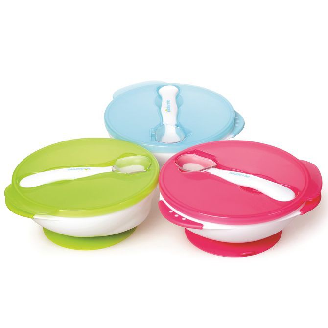 Kidsme Suction Bowl With Temperature Spoon