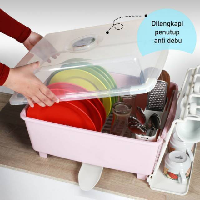 RAK PIRING / RAK DAPUR / MENIRISKAN PERALATAN DAPUR / DISH DRAINER DAPUR  ODD