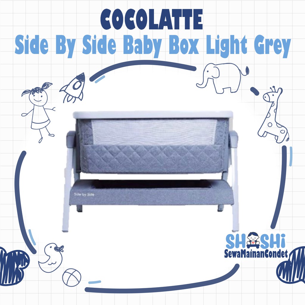 Sewa Cocolatte Side By Side Baby Box Light Gray