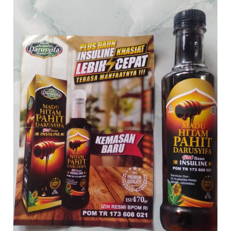 

Madu Hitam Pahit DARUSYIFA