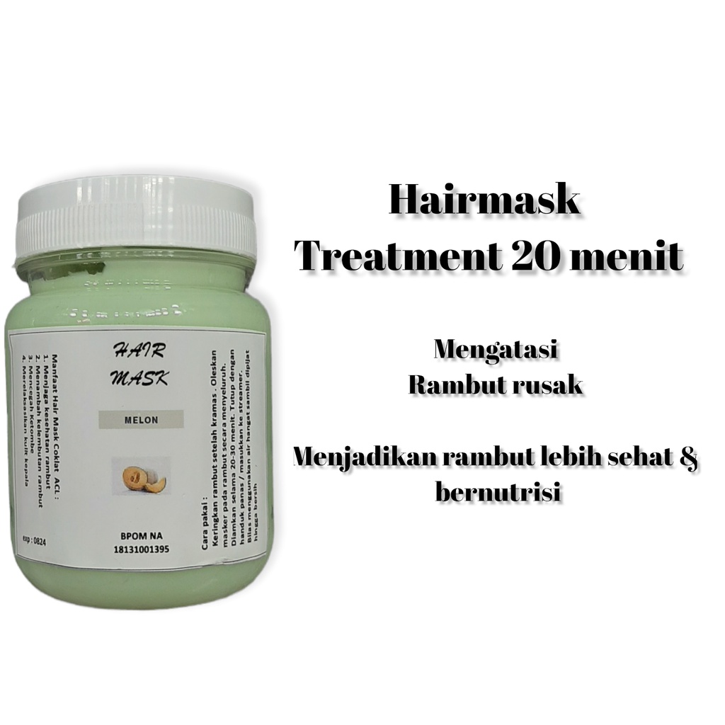 Hairmask Masker Rambut ACL Treatment Spa Salon 200ML Wangi Lembut Vitamin Original