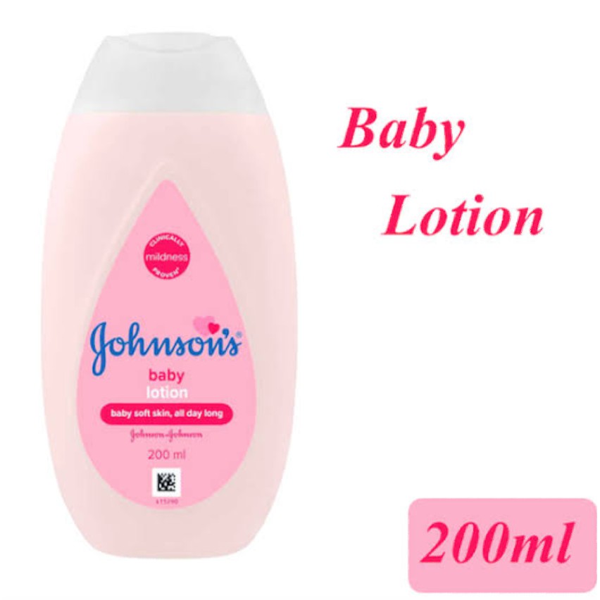 Johnsons baby lotion 200ml, 100ml