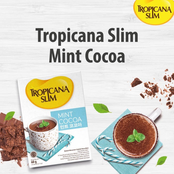 Tropicana Slim Mint Cocoa 4 Sachets