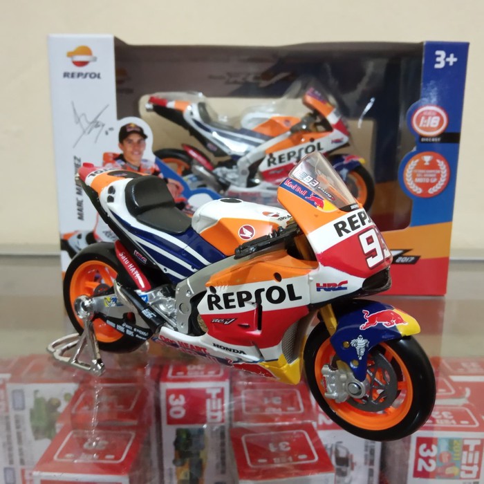 Diecast Motogp Marc Marquez miniatur moto GP repsol honda motor murah