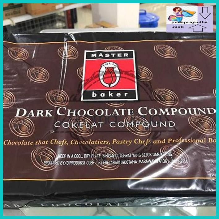

54Etr7U- Cokelat Dark Compound Tulip, Coklat Masak Master Baker 5Kg 9Uhhjt7-