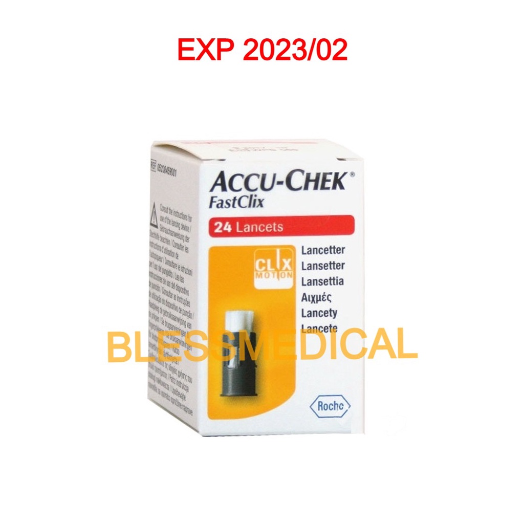 Fastclix Accu Chek isi 24/Jarum Lancet Accu Check