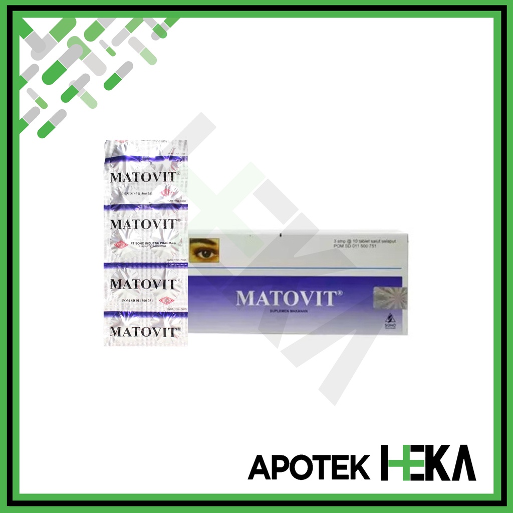 Matovit Box isi 3x10 Tablet - Suplemen Vitamin Mata (SEMARANG)