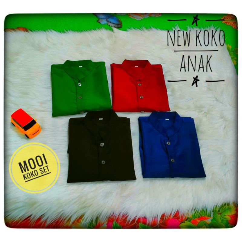 Mooi set Koko Anak || Baju Muslim Anak || Koko Anak (Termurah)