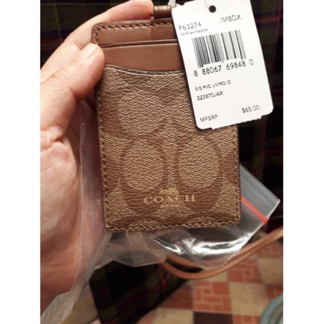 

Lanyard sign khaki saddle