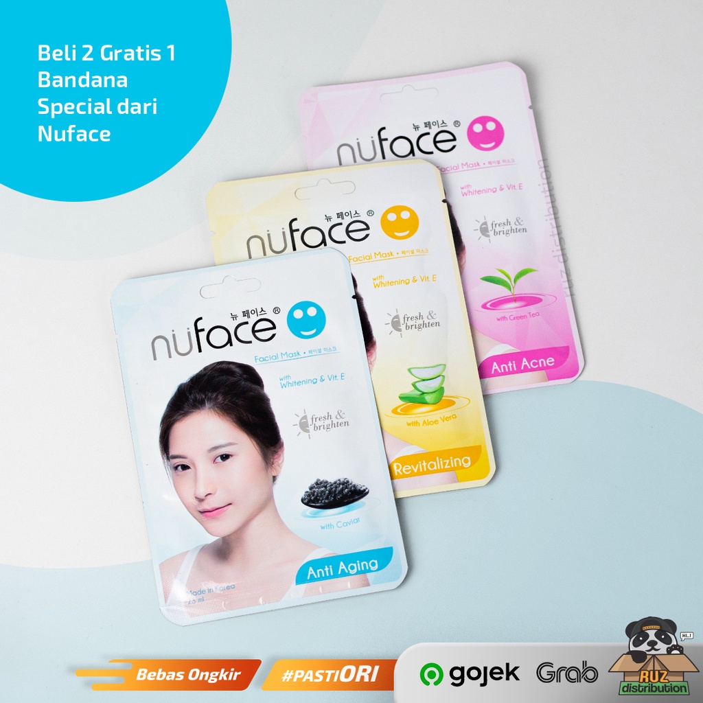 NUFACE Masker Wajah - Facial Mask - Masker Facial