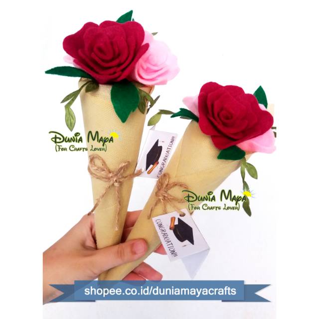 Buket Bunga Wisuda Anniversary Ulang Tahun Cantik Murah Shopee