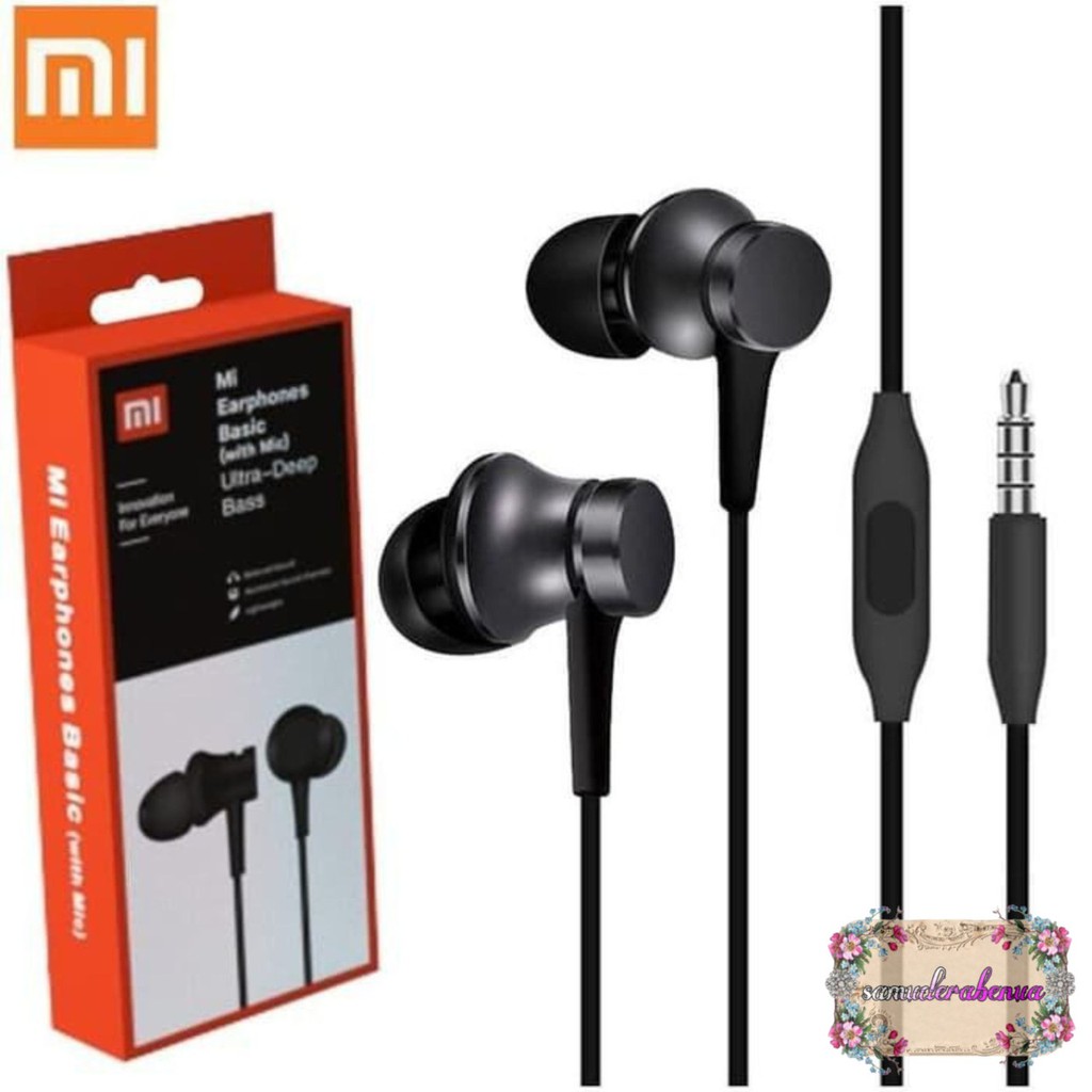 HEADSET Headsfree earphone ORIGINAL XIAOMI PISTON 3 ULTRA DEEP BASS WITH MIC EARPHONE XIAOMI SB1152