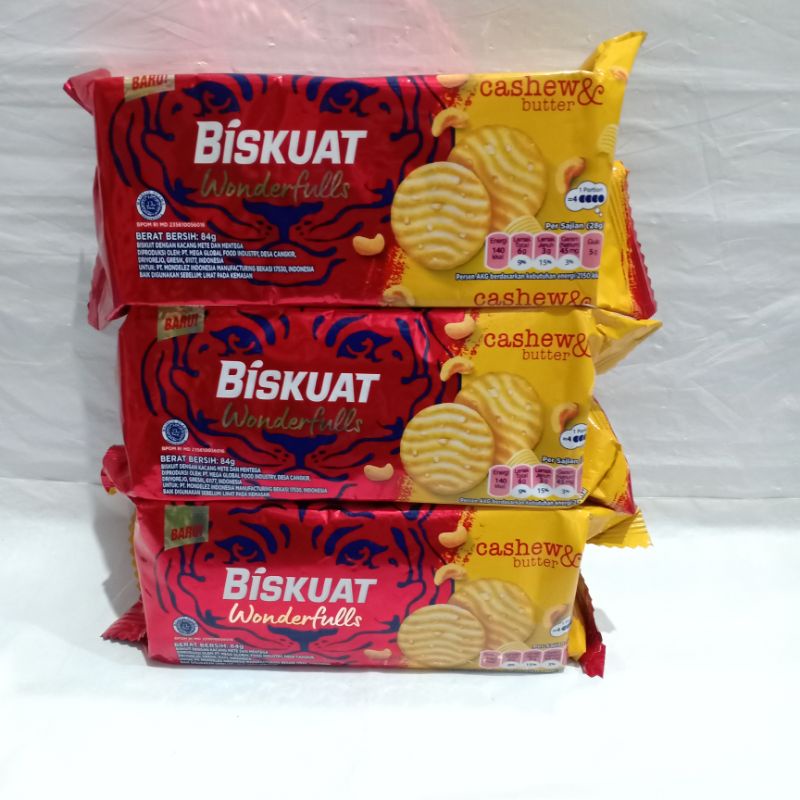 Biskuat Wonderfulls Cashew n Butter 84gr