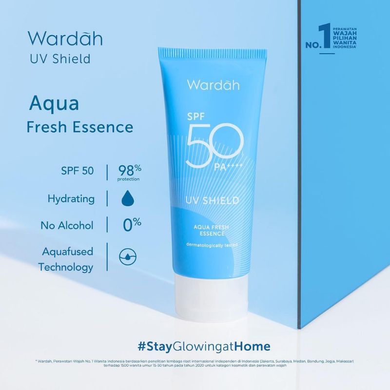 WARDAH UV SHIELD ESSENTIAL SUNSCREEN GEL| AQUA FRESH ESSENCE| LIGHT MATTE SUN STICK | SUNSCREEN SPF 30 50 PA++++ SUNBLOCK WARDAH UV PROTECTION WARDAH WARDAH BEAUTY OFFICIAL SUNSCREEN WAJAH MURAH PERAWATAN WAJAH ORIGINAL WARDAH SUNSCREEN OREN BIRU SUNSTICK