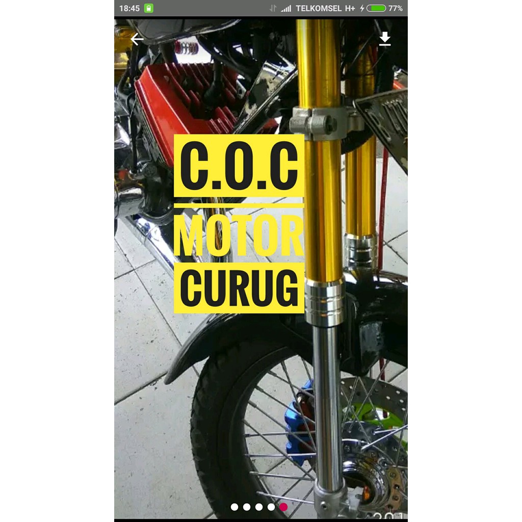 SHOCK DEPAN USD FORK SET CUSTOM TRAIL GRASSTRACK CROSS  U bac 12