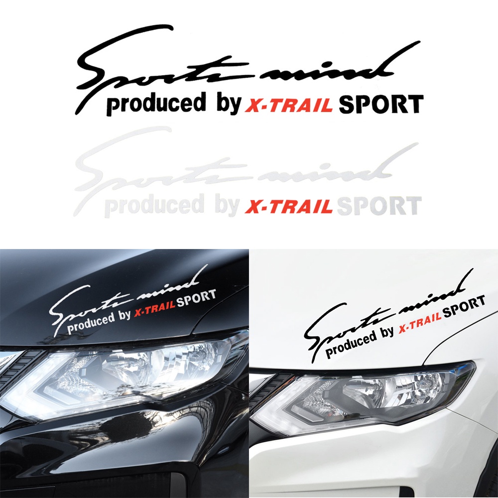 Stiker Emblem Lampu Depan Mobil Reflektif Untuk Nissan X-trail Xtrail T31 T32