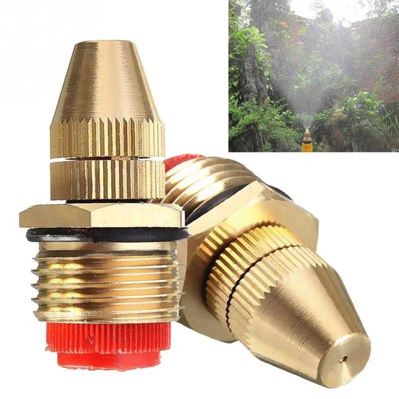 Water Mist Sprinkler Irigasi Penyiram Nozzle Brass 1/2 Inch 1PCS JM008