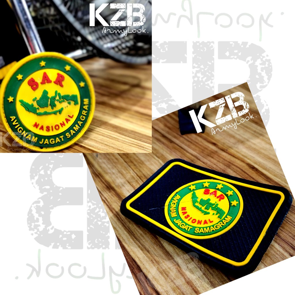 Jual Patch Rubber Velcro Sar Nasional Emblem Karet Avignam Jagat