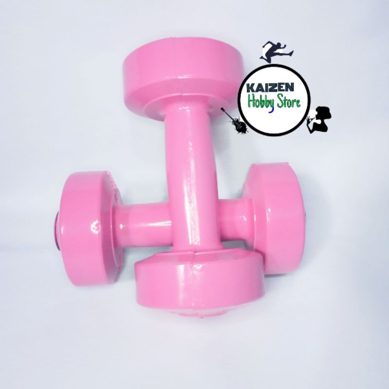 Barbel / Dumbbell / Barbel 2kg / Dumbbell 2kg / dumbell / barbel plastik 2kg / dumbbell warna
