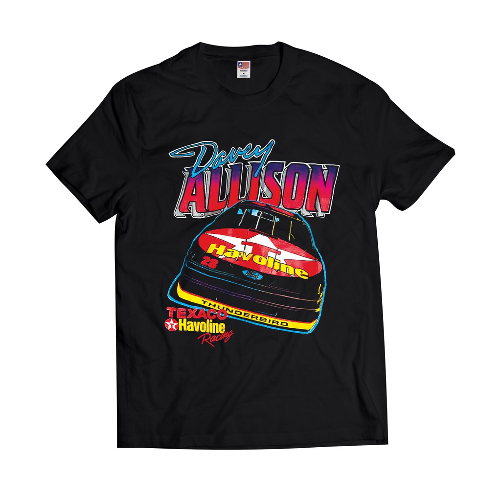 KAOS VINTAGE - NASCAR DAVEY ALLISON BLACK | KAOS VINTAGE | KAOS BOOTLEG | KAOS NASCAR | T-SHIRT