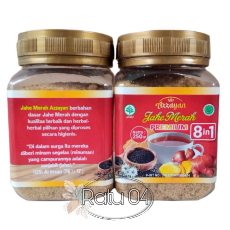 

Jahe Merah Premium 8in1 Azzayan 250gr