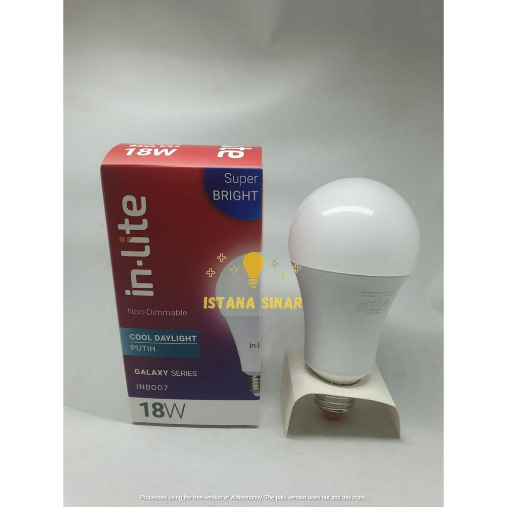 LAMPU LED INLITE IN-LITE 18W 18 W / WATT  / WT BOHLAM BERGARANSI